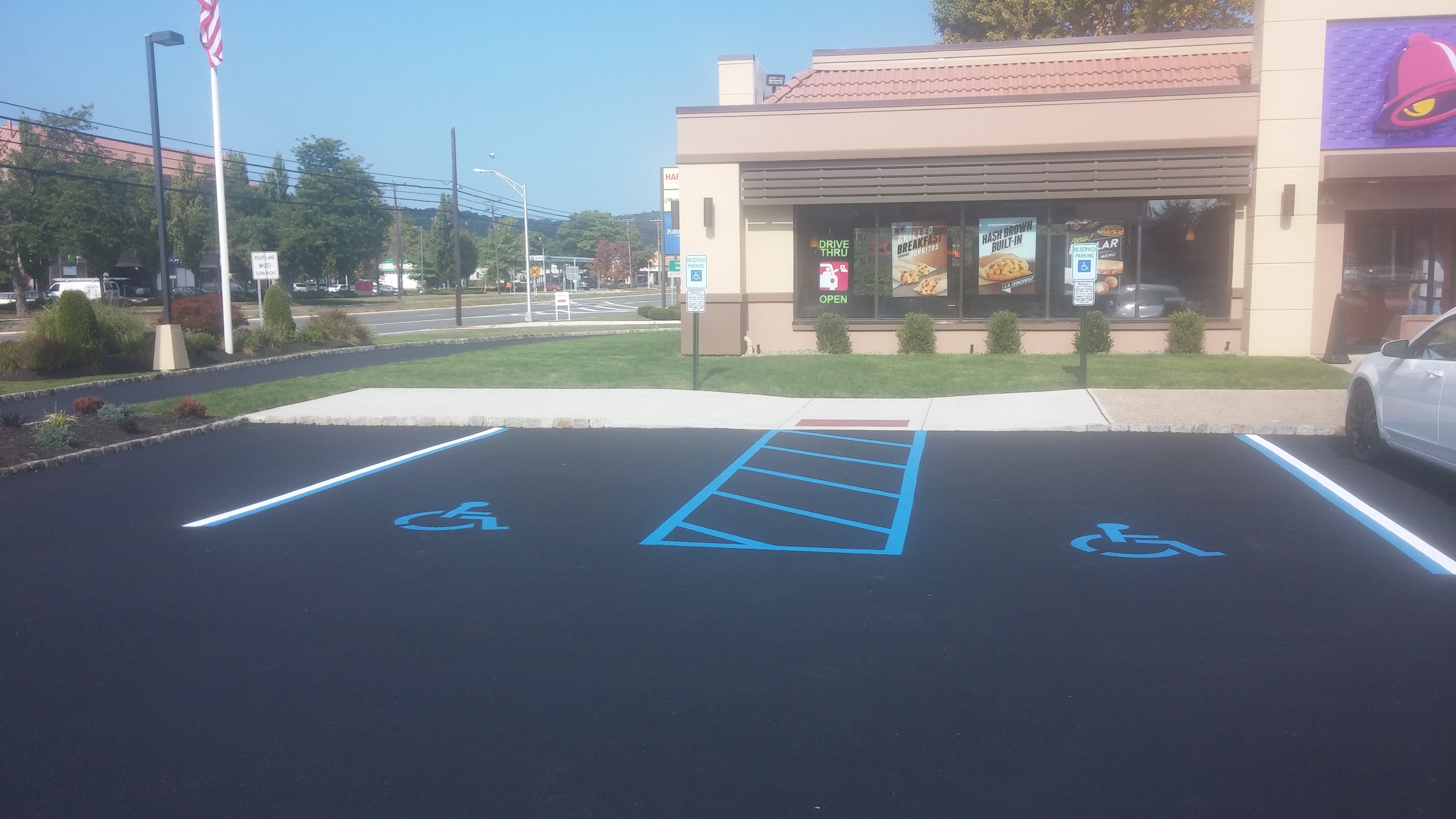 SealPro Asphalt Parking Lots project 15