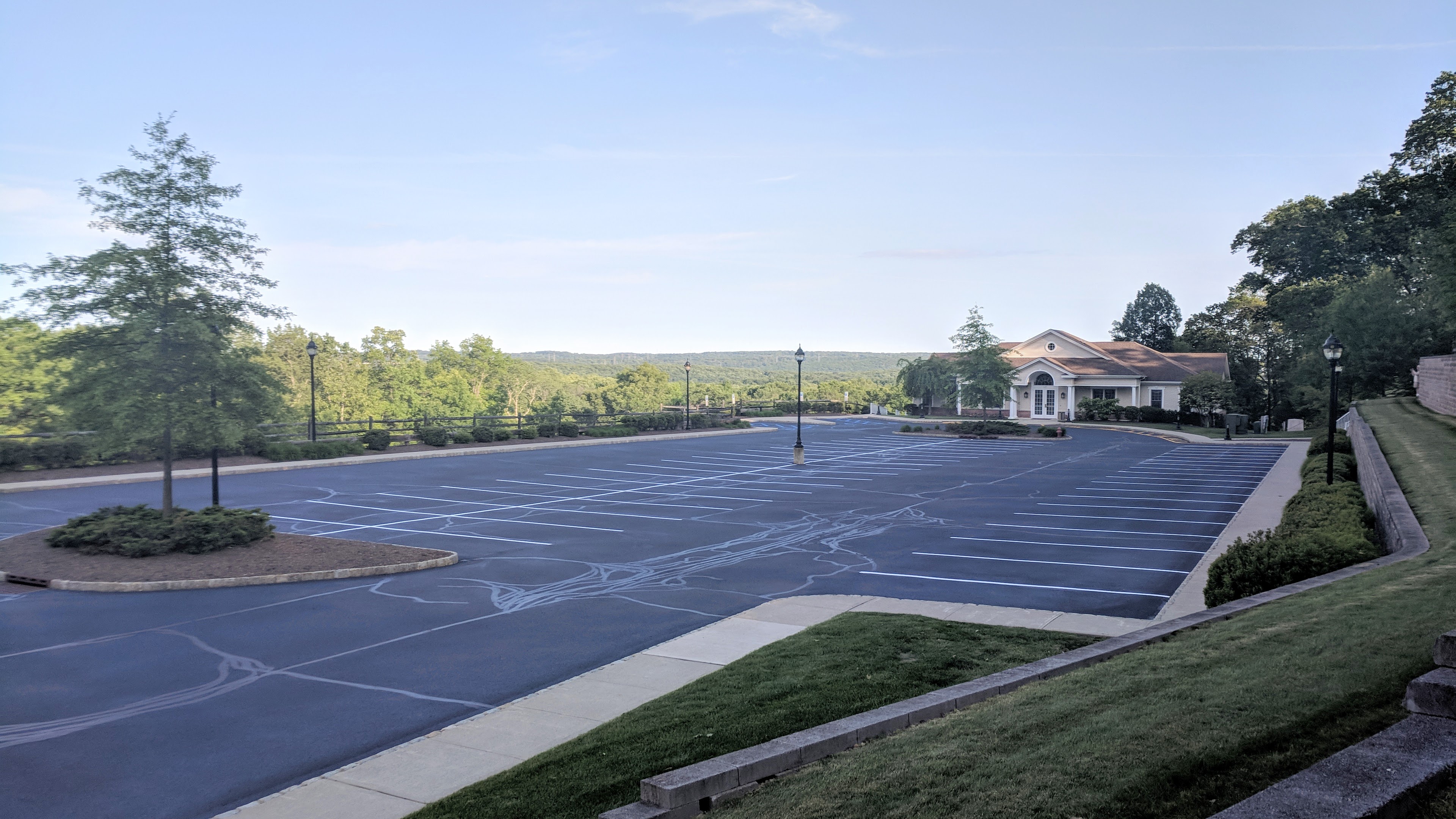 Commercial parking lot paving by SealPro